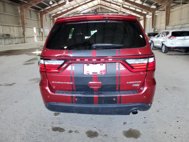 1C4RDHDG1EC452563 - 2014 DODGE DURANGO LIMITED BURGUNDY photo 6