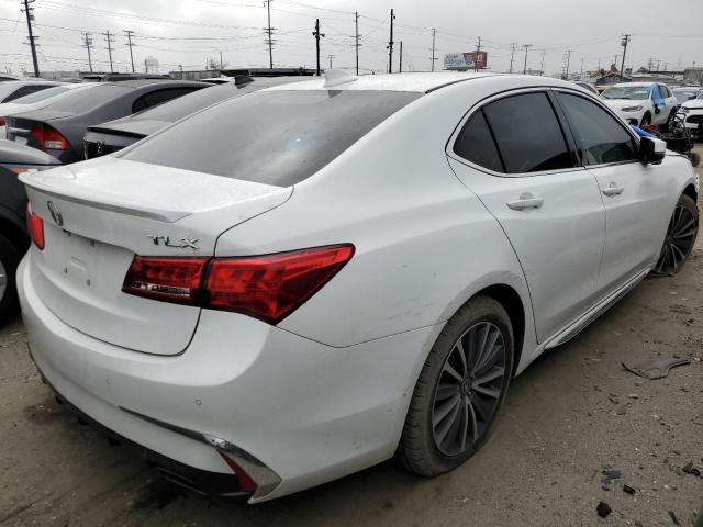 19UUB2F72JA008609 - 2018 ACURA TLX ADVANCE WHITE photo 3