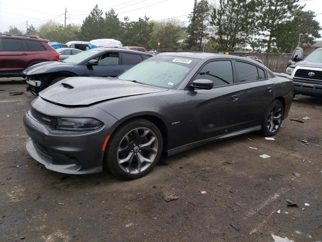 2C3CDXCT0KH575511 - 2019 DODGE CHARGER R/T GRAY photo 1