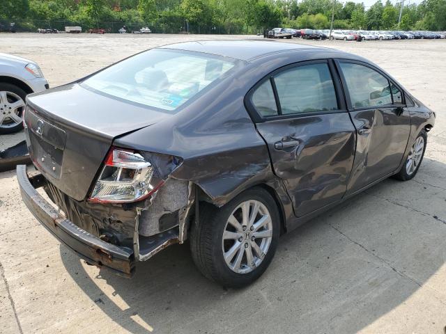 19XFB2F8XCE103919 - 2012 HONDA CIVIC EX GRAY photo 3