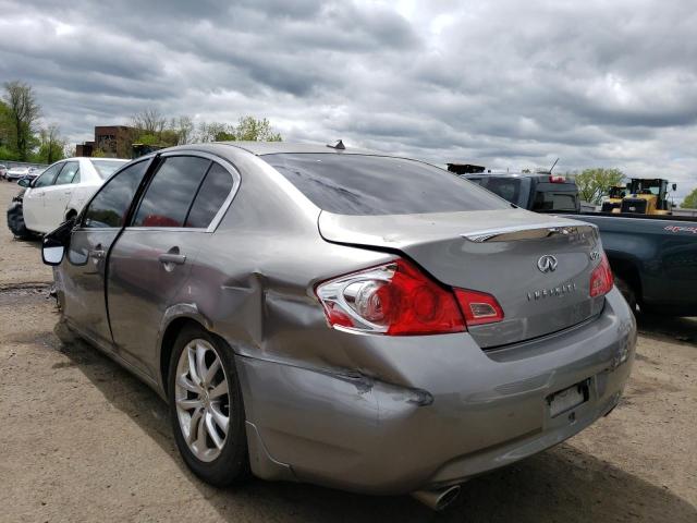 JNKCV61F89M050489 - 2009 INFINITI G37 GRAY photo 2