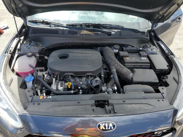 3KPF44AC2ME411508 - 2021 KIA FORTE GT GRAY photo 11