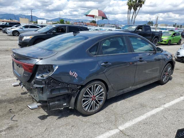 3KPF44AC2ME411508 - 2021 KIA FORTE GT GRAY photo 3