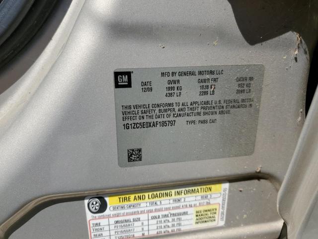 1G1ZC5E0XAF185797 - 2010 CHEVROLET MALIBU 1LT BEIGE photo 13