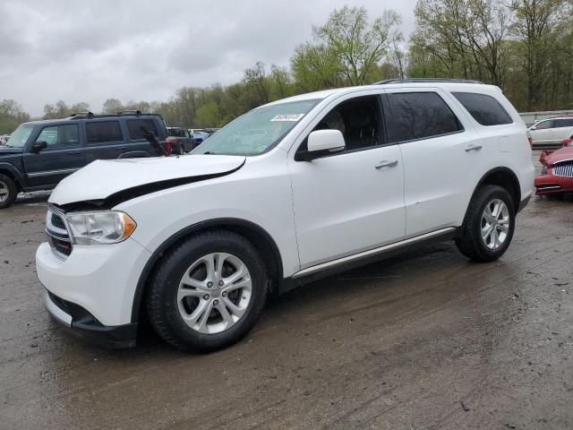 1C4RDJDG0DC670001 - 2013 DODGE DURANGO CREW WHITE photo 1