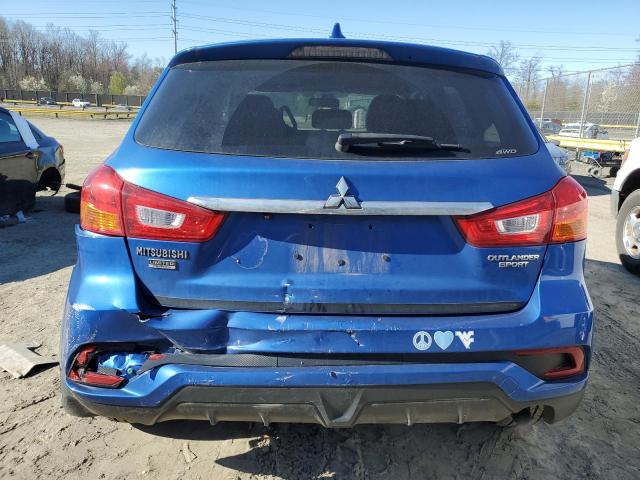 JA4AR3AU8KU007975 - 2019 MITSUBISHI OUTLANDER ES BLUE photo 6