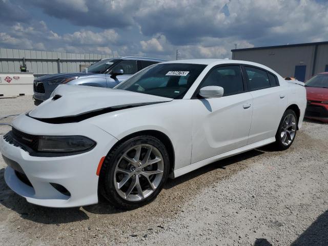 2C3CDXHG6NH125619 - 2022 DODGE CHARGER GT WHITE photo 1