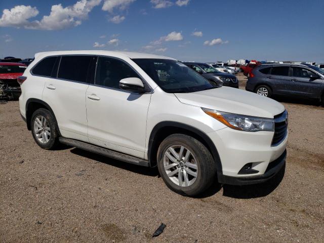 5TDZKRFH5GS176200 - 2016 TOYOTA HIGHLANDER LE WHITE photo 4