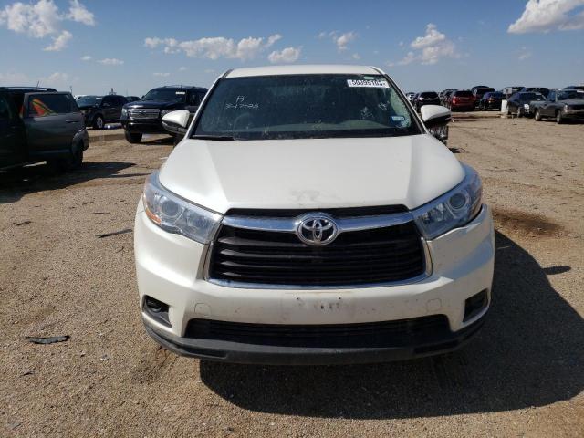 5TDZKRFH5GS176200 - 2016 TOYOTA HIGHLANDER LE WHITE photo 5