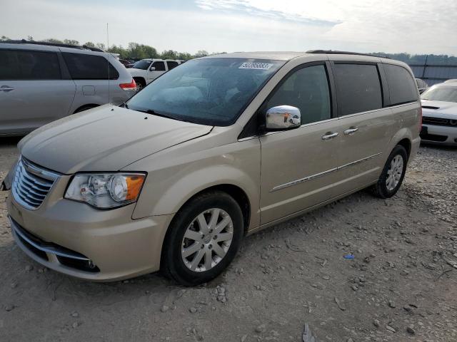 2C4RC1CG2CR413884 - 2012 CHRYSLER TOWN & COU TOURING L GOLD photo 1