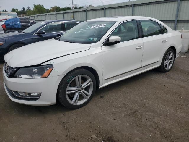 1VWCM7A30DC053513 - 2013 VOLKSWAGEN PASSAT SEL WHITE photo 1