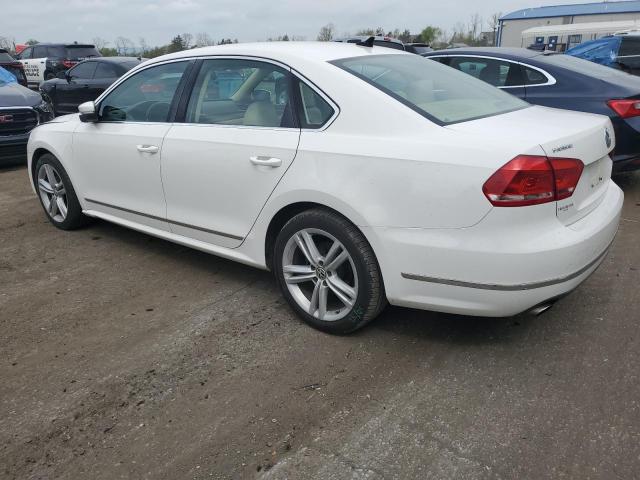 1VWCM7A30DC053513 - 2013 VOLKSWAGEN PASSAT SEL WHITE photo 2