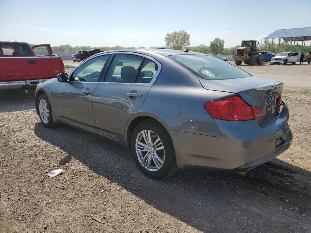 JN1CV6AR0DM359316 - 2013 INFINITI G37 GRAY photo 2