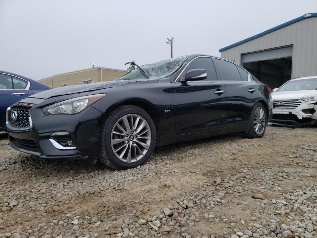 JN1EV7AP3JM351980 - 2018 INFINITI Q50 LUXE BLACK photo 1