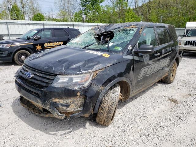 1FM5K8AR2JGC44250 - 2018 FORD EXPLORER POLICE INTERCEPTOR BLACK photo 1