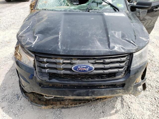 1FM5K8AR2JGC44250 - 2018 FORD EXPLORER POLICE INTERCEPTOR BLACK photo 12