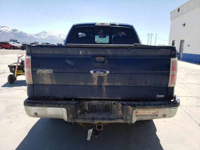 1FTFW1EV2AFD33317 - 2010 FORD F150 SUPERCREW BLUE photo 6