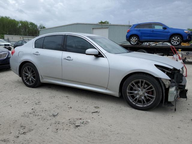 JNKBV61F98M262621 - 2008 INFINITI G35 SILVER photo 4