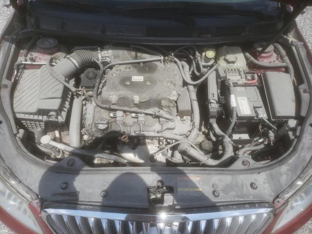 1G4GE5EV0AF189454 - 2010 BUICK LACROSSE CXS BURGUNDY photo 11
