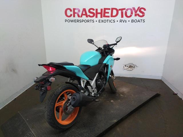 MLHMC4105D5303635 - 2013 HONDA CBR250 R TEAL photo 4