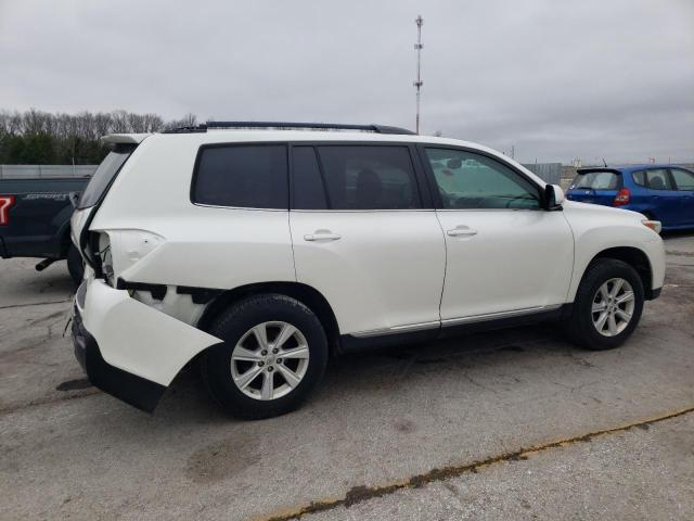 5TDBK3EH6CS159836 - 2012 TOYOTA HIGHLANDER BASE Blanco foto 3