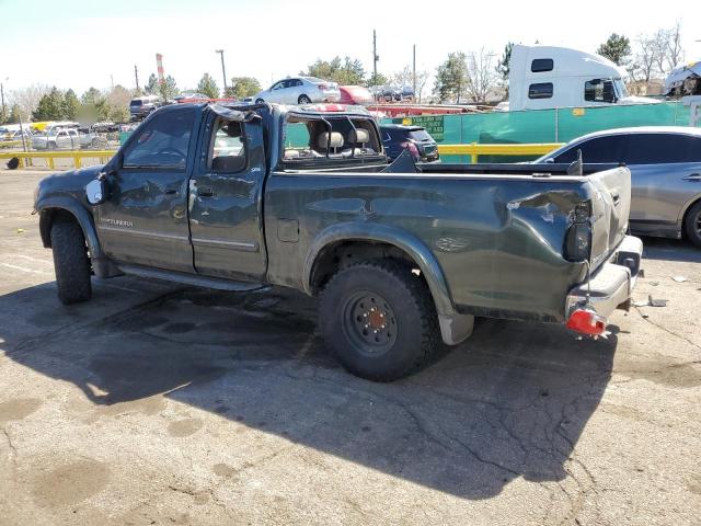 5TBBT441X6S481240 - 2006 TOYOTA TUNDRA ACCESS CAB SR5 GREEN photo 2