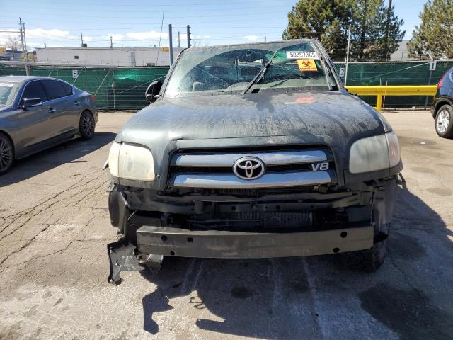 5TBBT441X6S481240 - 2006 TOYOTA TUNDRA ACCESS CAB SR5 GREEN photo 5