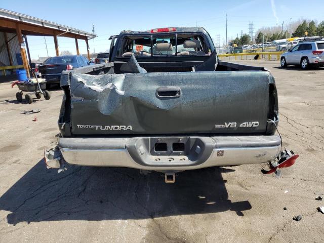 5TBBT441X6S481240 - 2006 TOYOTA TUNDRA ACCESS CAB SR5 GREEN photo 6