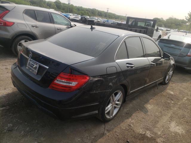 WDDGF4HB0DR267365 - 2013 MERCEDES-BENZ C 250 BLACK photo 3