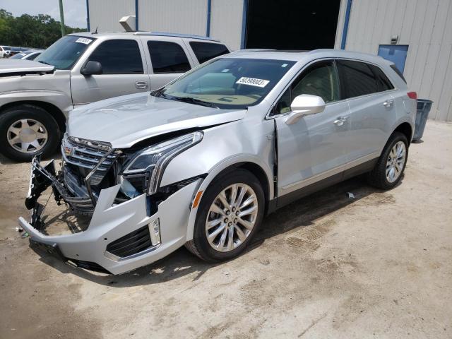 1GYKNFRS2HZ102483 - 2017 CADILLAC XT5 PLATINUM SILVER photo 1