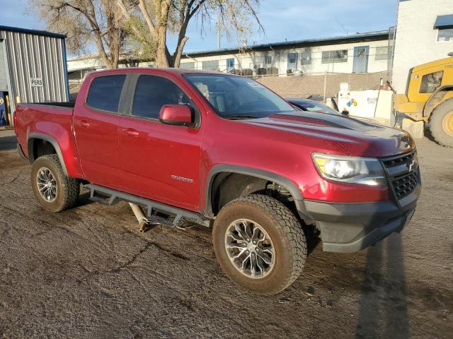 1GCGTEEN0J1270543 - 2018 CHEVROLET COLORADO ZR2 RED photo 4