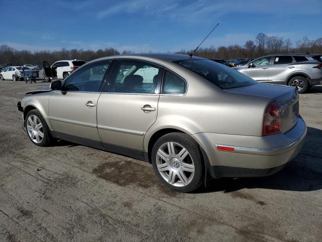 WVWTU63B55E066460 - 2005 VOLKSWAGEN PASSAT GLX 4MOTION 金色 照片 2