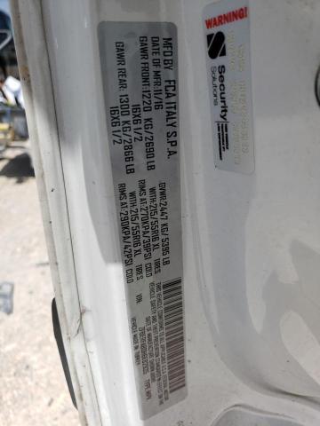 ZFBERFAB0H6E82935 - 2017 RAM PROMASTER თეთრი ფოტო 13