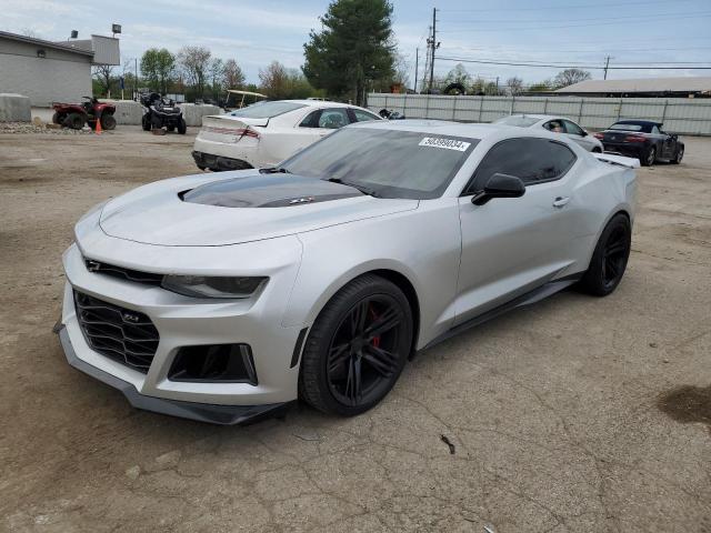 1G1FJ1R67J0175599 - 2018 CHEVROLET CAMARO ZL1 SILVER photo 1