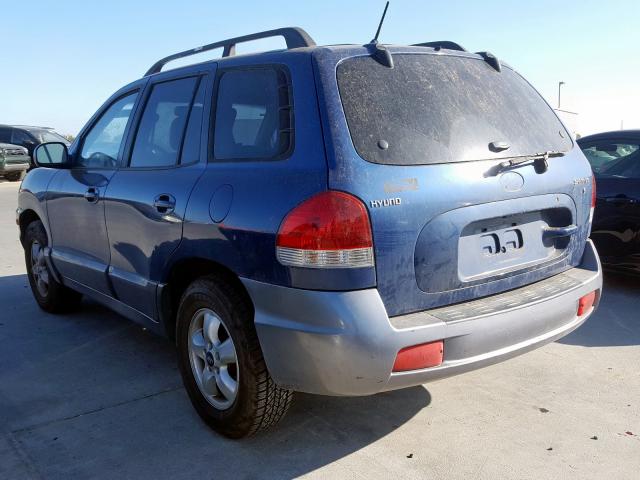 KM8SC13D96U104200 - 2006 HYUNDAI SANTA FE GLS  photo 3