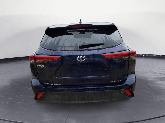 5TDHZRBH6MS536745 - 2021 TOYOTA HIGHLANDER XLE BLUE photo 6