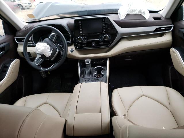 5TDHZRBH6MS536745 - 2021 TOYOTA HIGHLANDER XLE BLUE photo 8