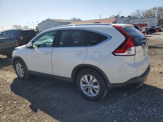 5J6RM4H74CL054726 - 2012 HONDA CR-V EXL WHITE photo 2