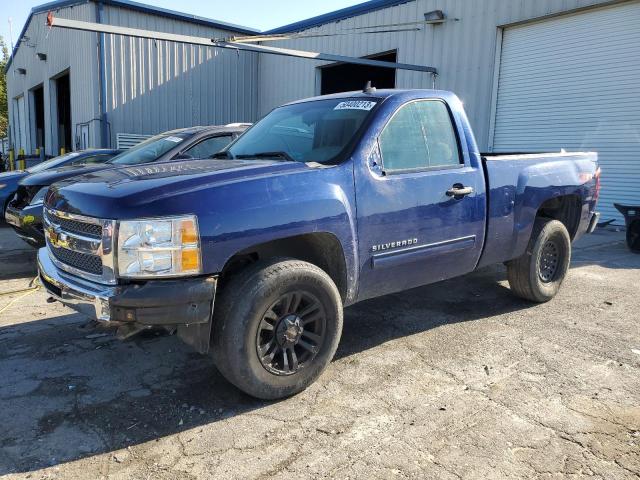 1GCNCSE0XDZ393024 - 2013 CHEVROLET SILVERADO C1500 LT BLUE photo 1