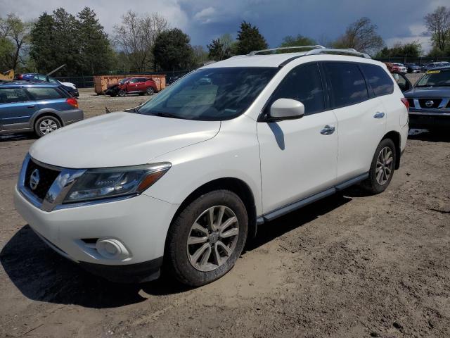 5N1AR2MN7EC725995 - 2014 NISSAN PATHFINDER S WHITE photo 1