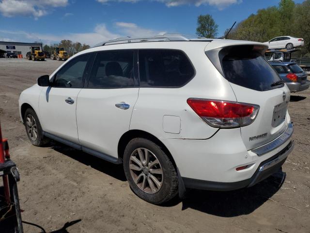 5N1AR2MN7EC725995 - 2014 NISSAN PATHFINDER S WHITE photo 2