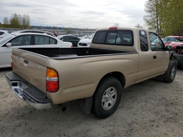 5TEVL52NX1Z771814 - 2001 TOYOTA TACOMA XTRACAB GOLD photo 3