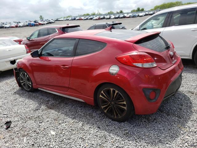 KMHTC6AE9GU285538 - 2016 HYUNDAI VELOSTER TURBO RED photo 2