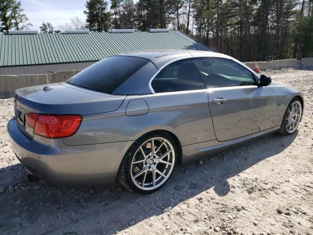 WBADX1C50BE569993 - 2011 BMW 335 IS GRAY photo 3