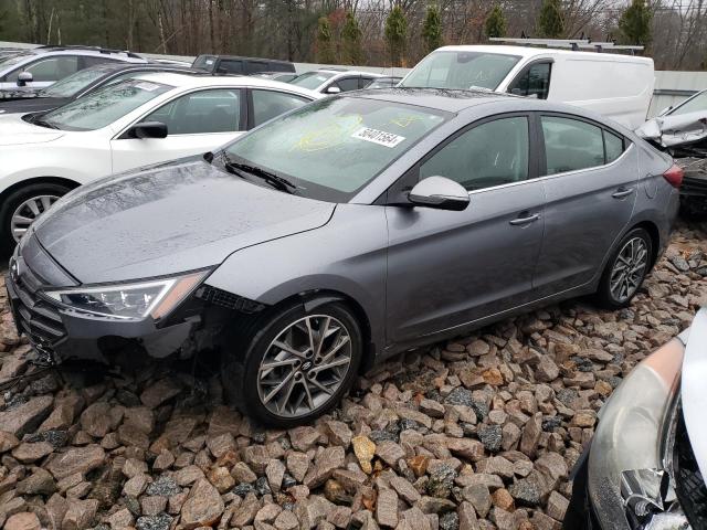 KMHD84LF0KU853796 - 2019 HYUNDAI ELANTRA SEL GRAY photo 1