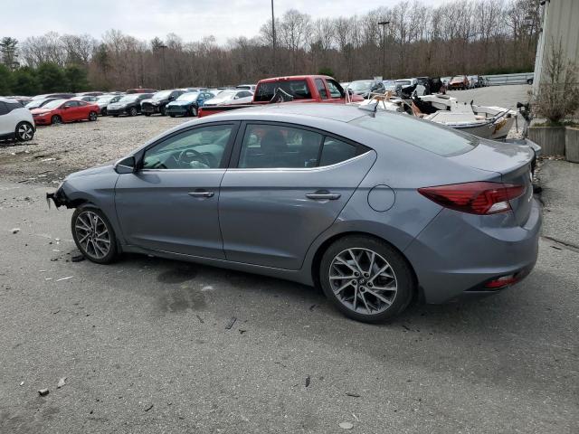 KMHD84LF0KU853796 - 2019 HYUNDAI ELANTRA SEL GRAY photo 2