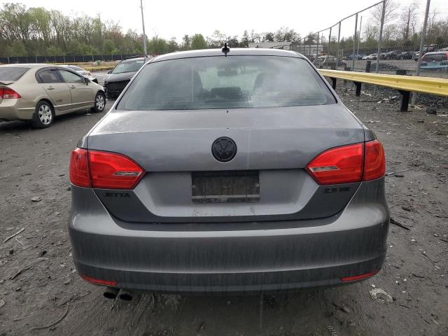 3VWDZ7AJ8BM366986 - 2011 VOLKSWAGEN JETTA SE GRAY photo 6