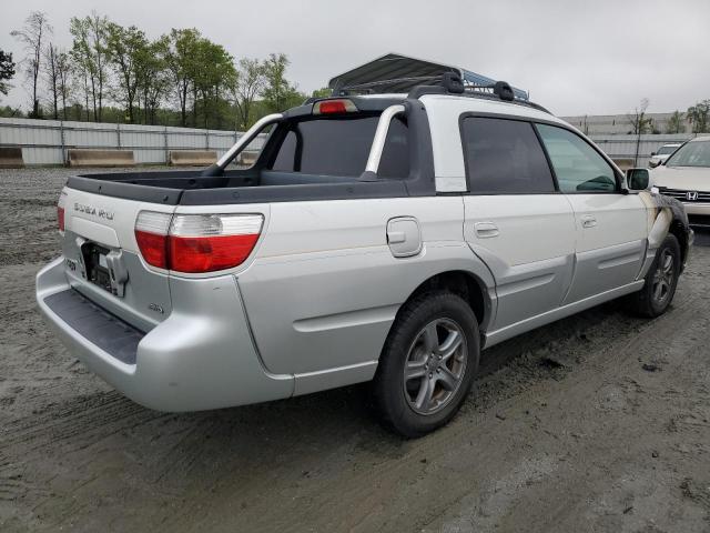 4S4BT63C855104279 - 2005 SUBARU BAJA TURBO SILVER photo 3