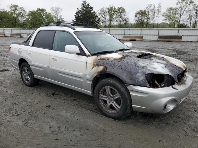 4S4BT63C855104279 - 2005 SUBARU BAJA TURBO SILVER photo 4