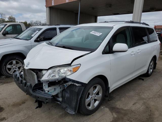 5TDKK3DC8BS111887 - 2011 TOYOTA SIENNA LE WHITE photo 1